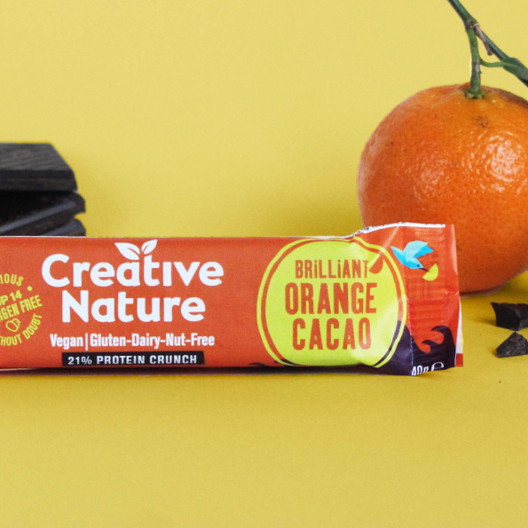 Image of Orange Cacao Protein Crunch Bar 