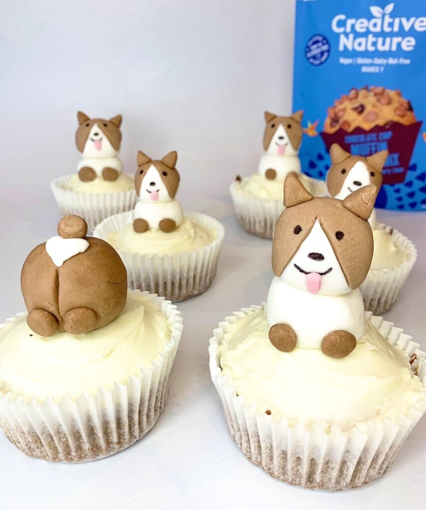 Corgi Cupcakes